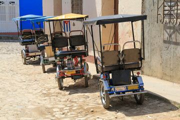 Fahrrad-Taxis auf Kuba (Karibik)