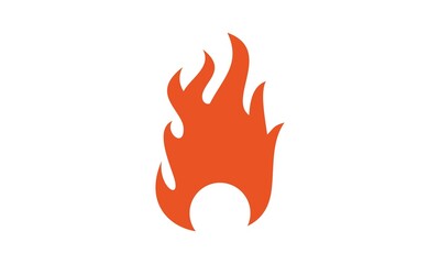 fire flame vector logo