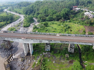 Sakalimalas Bridge is the longest railway bridge with fifteen poles, which crosses the Keruh River,...