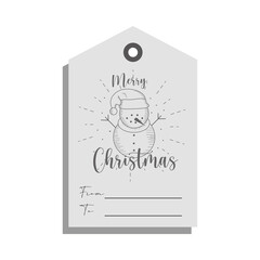 christmas gift tag style