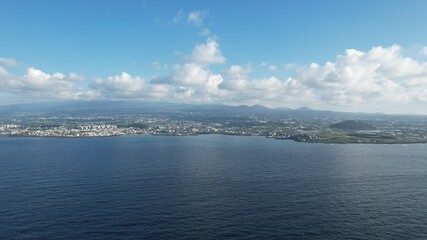 JEJU beautiful sea ​​sunset 