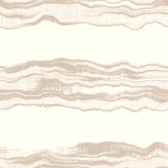Fototapeta premium Minimal ecru jute wavy stripe texture pattern. Two tone washed out beach decor background. Modern rustic brown sand color design. Seamless striped distress pattern for shabby chic coastal living. 