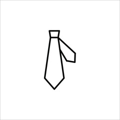 tie icon illustration isolated vector sign symbol on white background