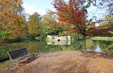 Parc de l'orangerie located in Strasbourg Alsace France