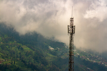 The base transceiver station has reached underdeveloped areas, to open the telecommunications...
