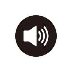 Speaker sound vector icon illustration sign