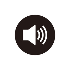 Speaker sound vector icon illustration sign