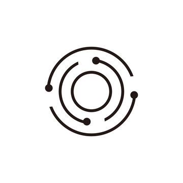 creative technology logo design, internet cable logo and symbol