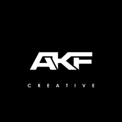 AKF Letter Initial Logo Design Template Vector Illustration