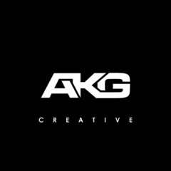 AKG Letter Initial Logo Design Template Vector Illustration