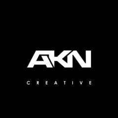 AKN Letter Initial Logo Design Template Vector Illustration