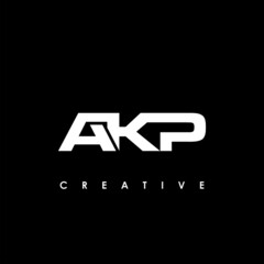 AKP Letter Initial Logo Design Template Vector Illustration