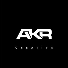 AKR Letter Initial Logo Design Template Vector Illustration