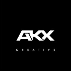 AKX Letter Initial Logo Design Template Vector Illustration