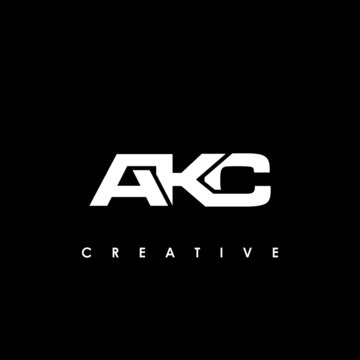 AKC Letter Initial Logo Design Template Vector Illustration