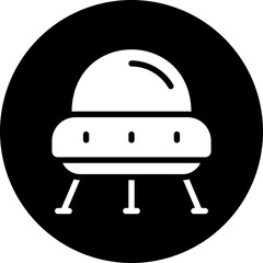 ufo glyph icon