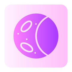 moon phase gradient icon