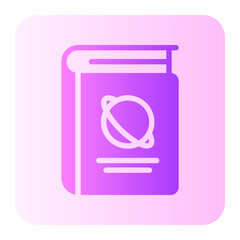 planet book gradient icon