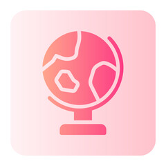 earth globe gradient icon