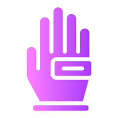 astronaut gloves gradient icon