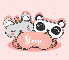 cute sleeping masks