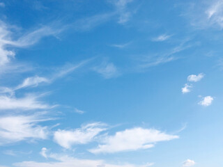 파란하늘과 하얀구름 