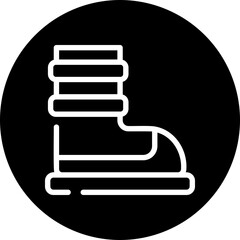 boots astronaut glyph icon