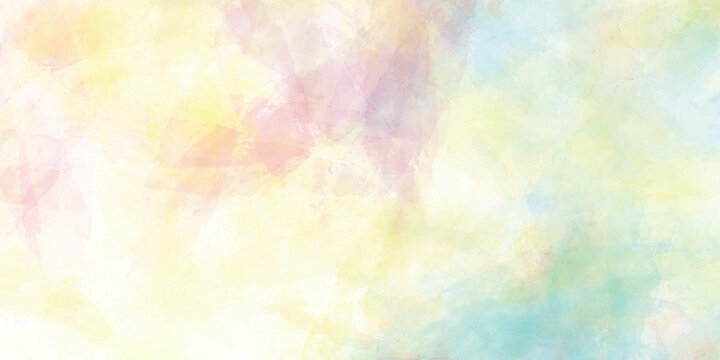 watercolor seamless background of rainbow. Abstract colorful watercolor for background.
