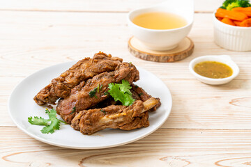 Baked Pork Ribs with Sauce