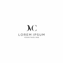 latter MC logo design vector, latter MC logo premium free vector, company logo.