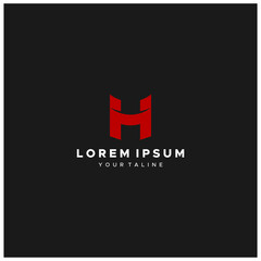 letter h logo design premium vector, abstract business logo design