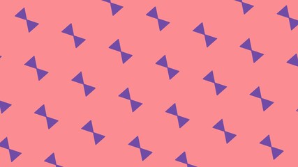 幾何学模様　ダブルトライアングル　フェミニン