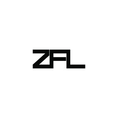 zfl initial letter monogram logo design