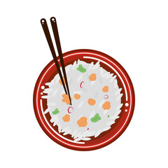 chinese rice and vegetables