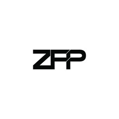 zfp initial letter monogram logo design