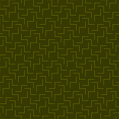 green repetitive background. geometric shapes. modern stylish texture. vector seamless pattern. fabric swatch. wrapping paper. continuous design template for home decor, textile, apparel