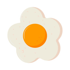 fried egg shaped flower
