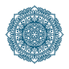 mandala line art design ornamental