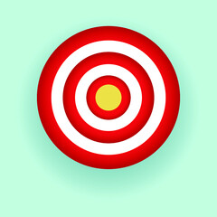 target illustration concept