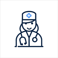 Doctor or healthcare physician icon
