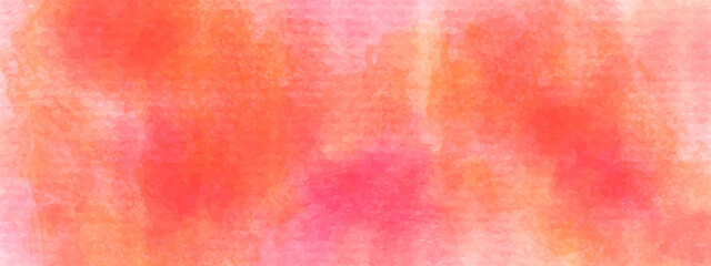 abstract watercolor background with space. Soft smeared aquarelle painted magenta watercolor canvas for splash design, invitation background, vintage template.