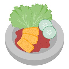 Tempeh or tempe food