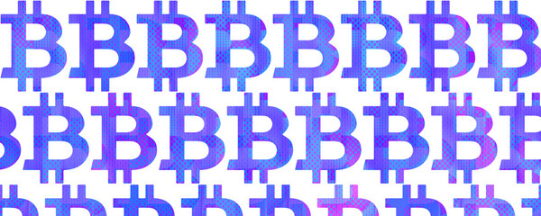 Abstract bitcoin pattern background image.