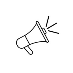 loud speaker icon Megaphone isolated