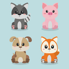 baby cartoon animals