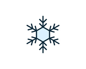 Snowflake premium line icon. Simple high quality pictogram. Modern outline style icons. Stroke vector illustration on a white background. 