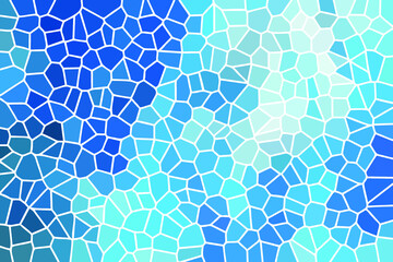 Obraz premium Multicolor Broken Stained Glass Background with White lines 
