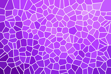 Multicolor Broken Stained Glass Background with White lines
