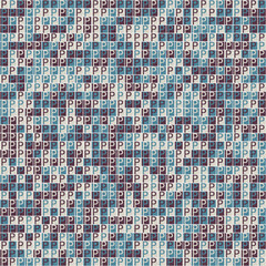 Abstract Geometric Pattern generative computational art illustration