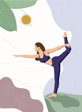 Yoga illustration: \
